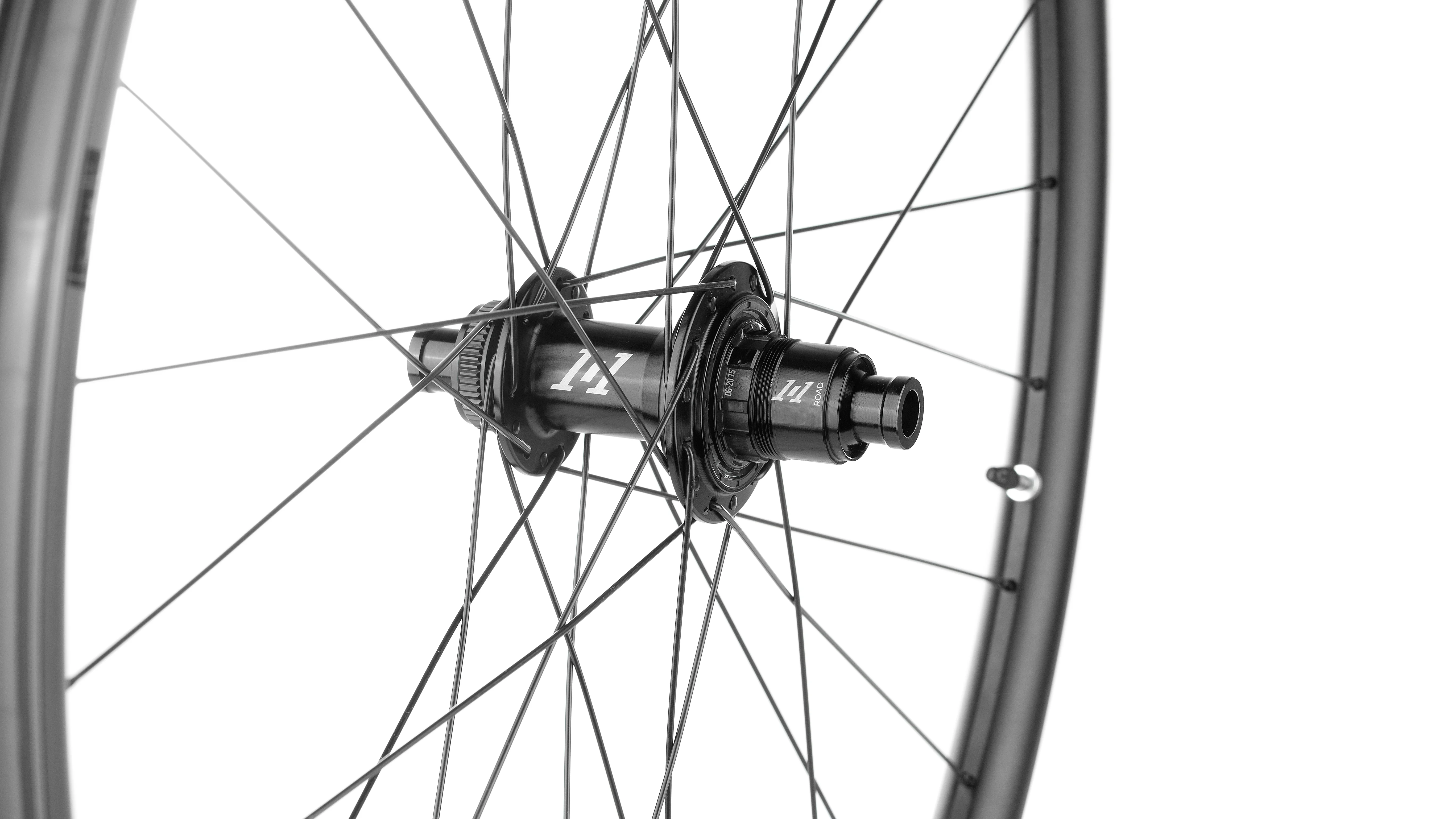 Close-up of Industry Nine 1/1 GRCX hub and spokes